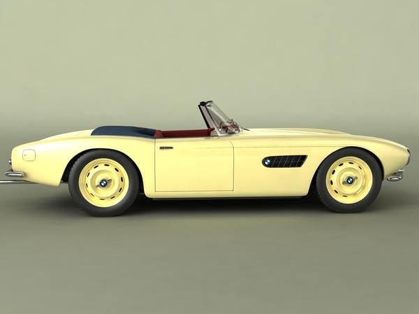 bmw 507 roadster obj - BMW 507 roadster by desmonster